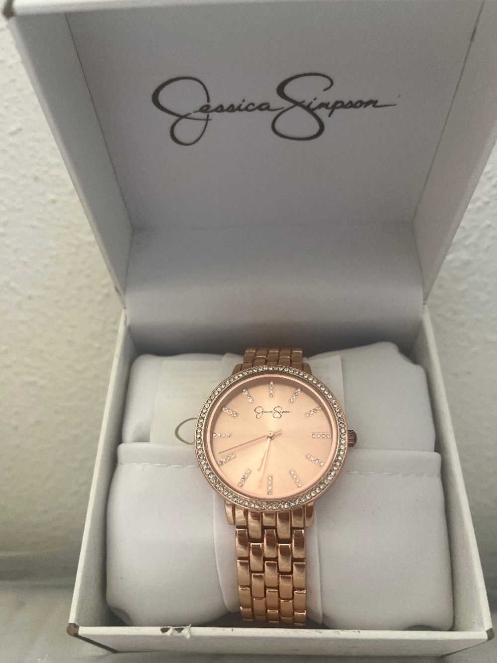 Jessica Simpson Rose Gold watch